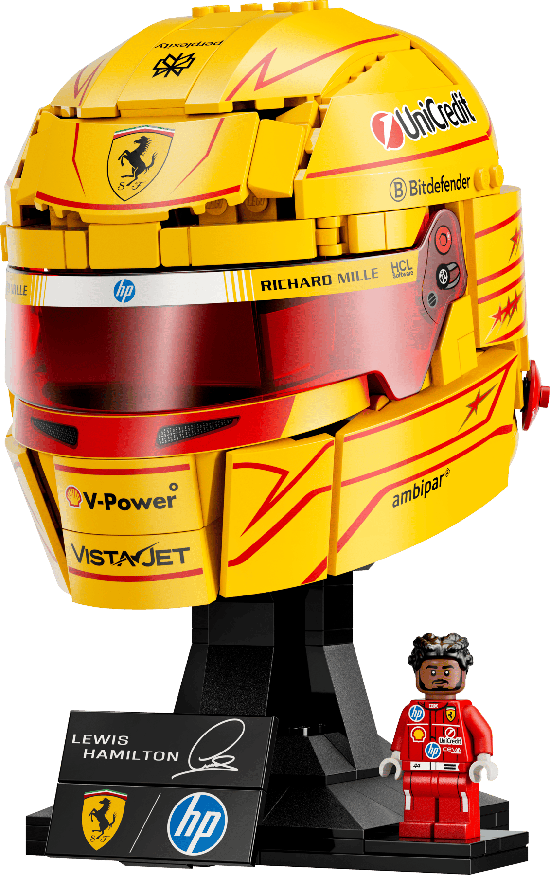 LEGO Editions Scuderia Ferrari HP Lewis Hamilton Helmet [43022]