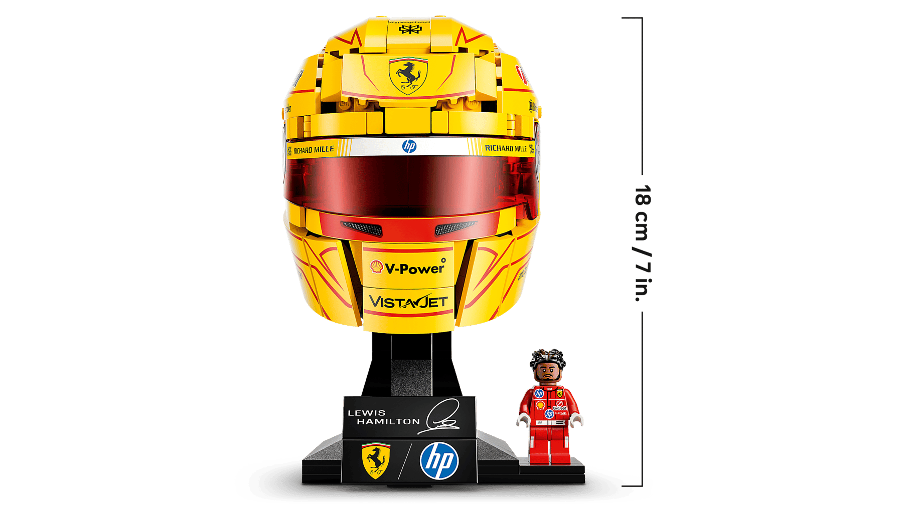 LEGO Editions Scuderia Ferrari HP Lewis Hamilton Helmet [43022]
