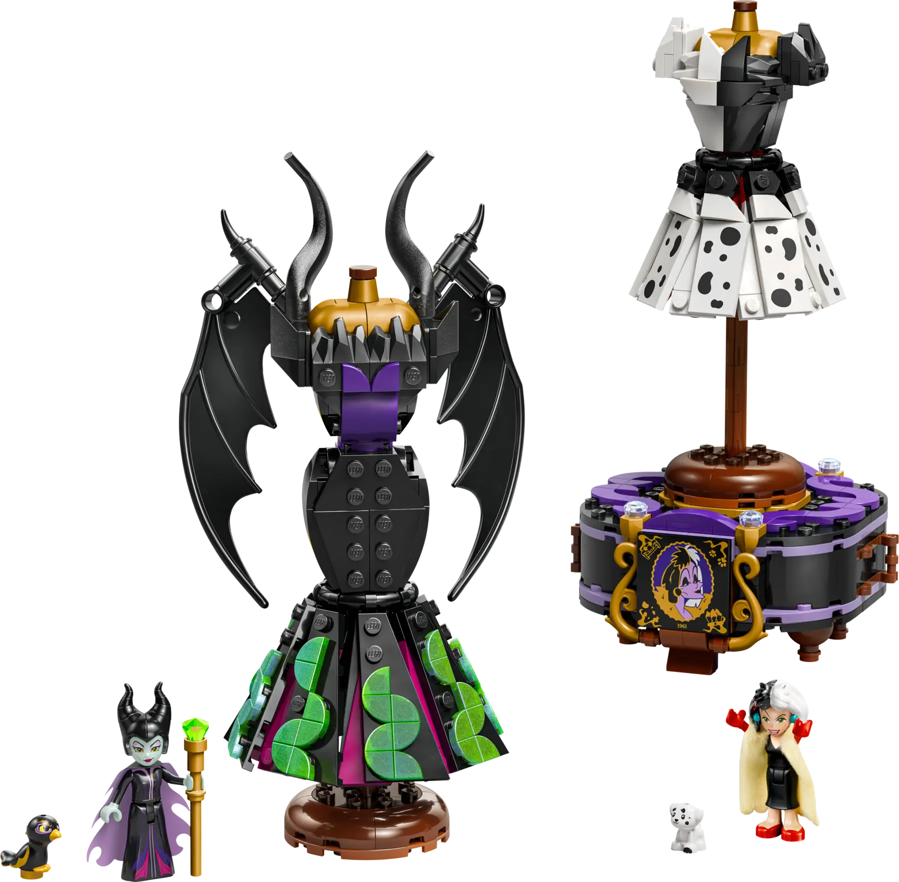 Lego Maleficent's and Cruella De Vil's Dresses (43262)
