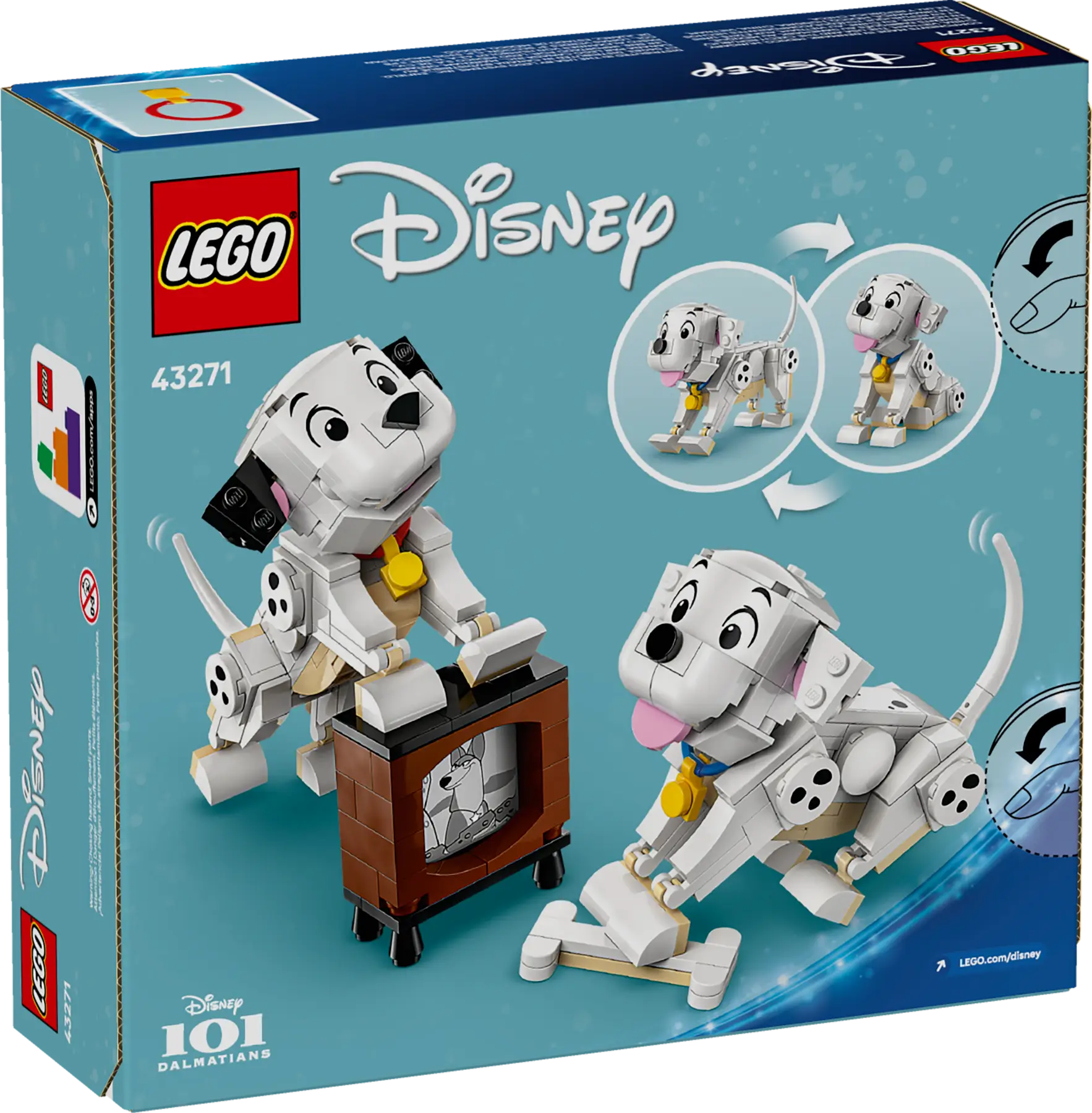 Lego Lucky & Penny 101 Dalmatians Puppies (43271)