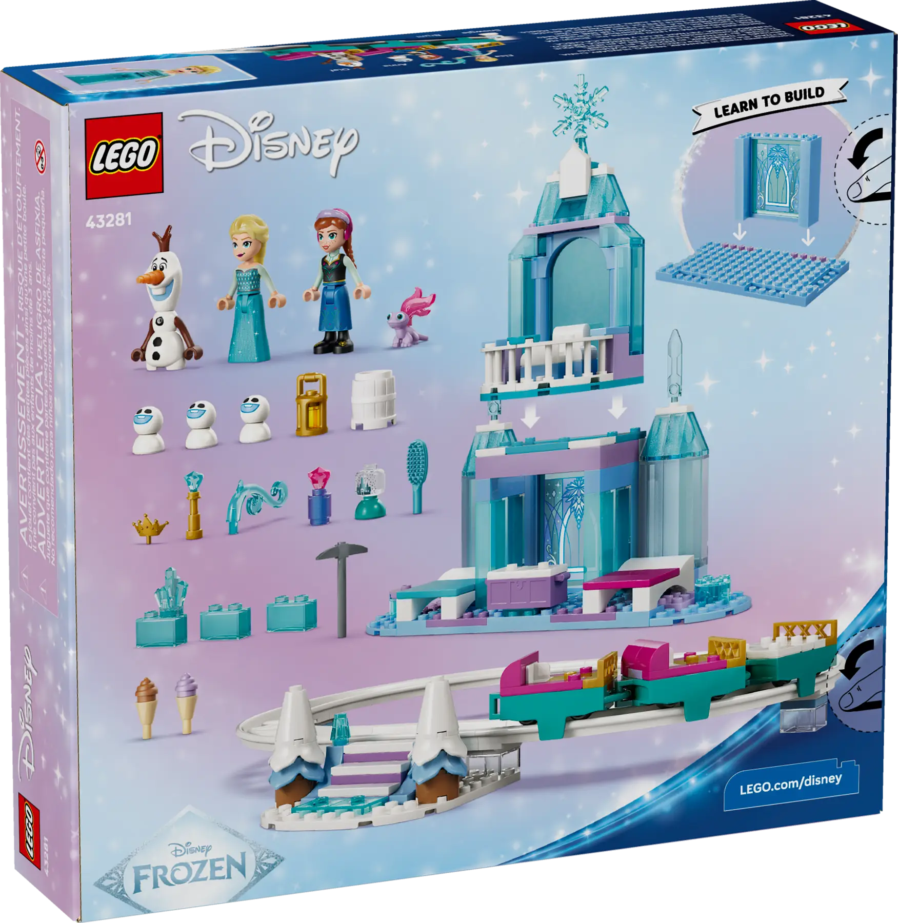 Lego Elsa's Ice Castle & Snow Ride Adventure (43281)