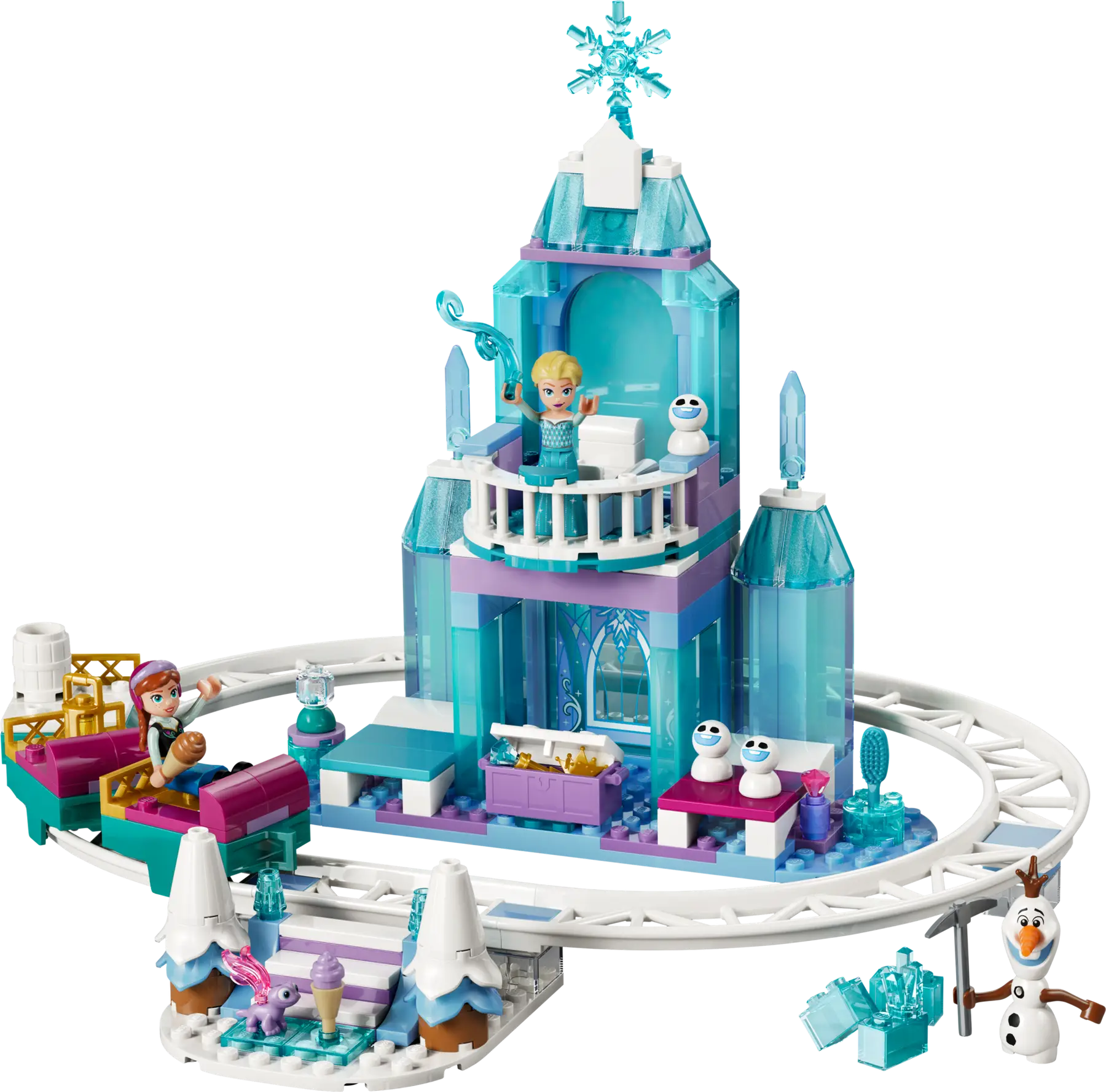 Lego Elsa's Ice Castle & Snow Ride Adventure (43281)