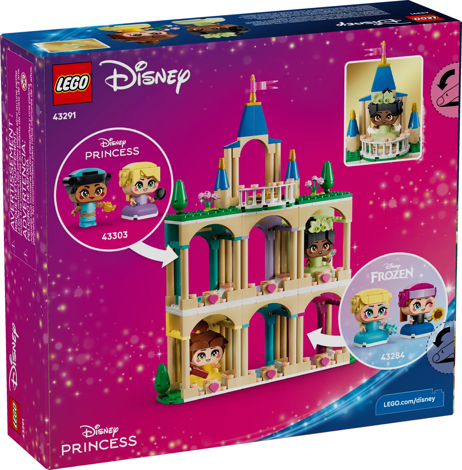 Lego Mini Belle & Tiana with Castle  (43291)