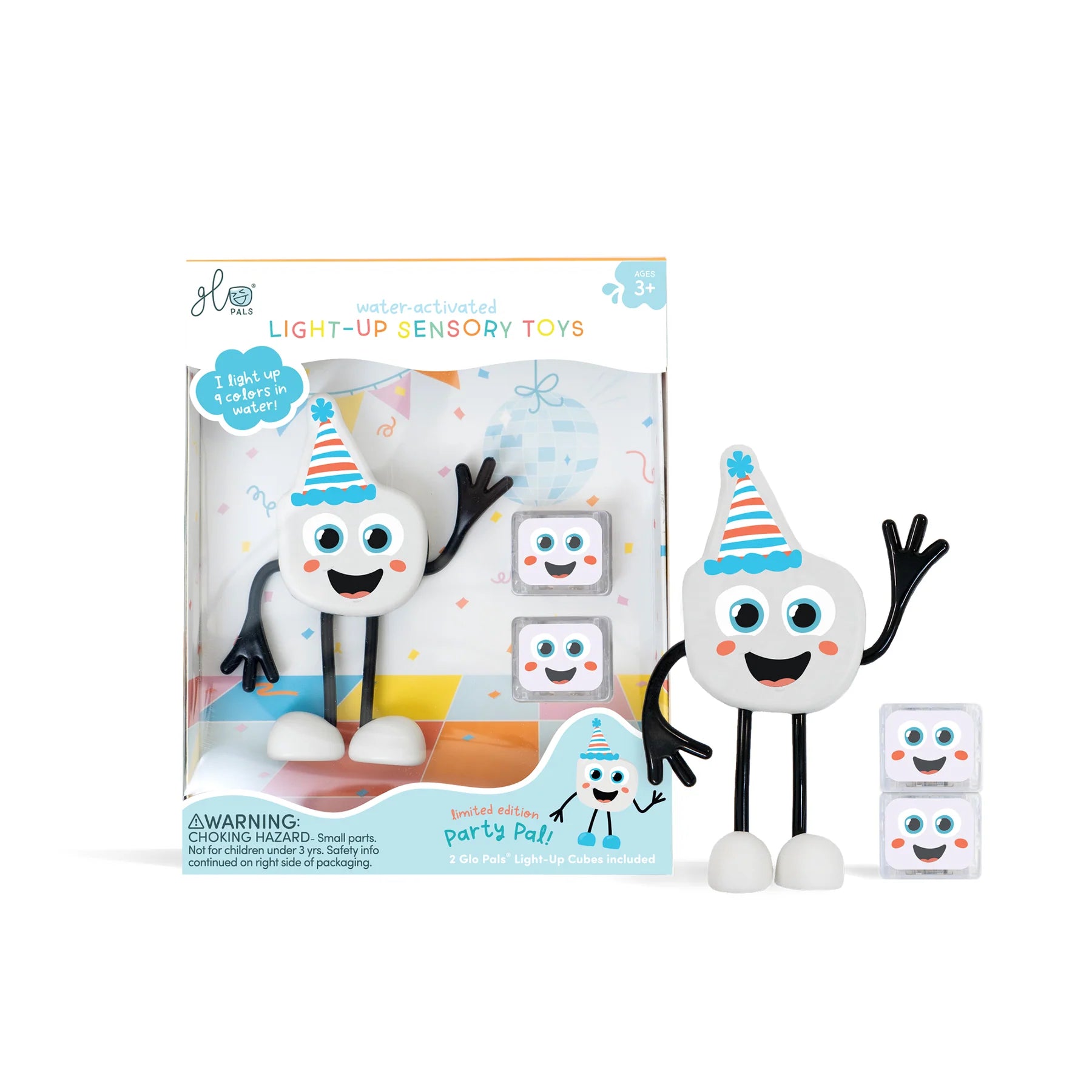 Glo Pals Water Activated Bath Toy - Party Pal