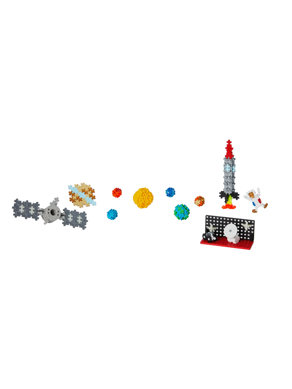 Plus Plus Learn to Build Space Super Set – 1,000-Piece STEM Building Mega Set with Rockets, Planets & Astronauts (Ages 5+)