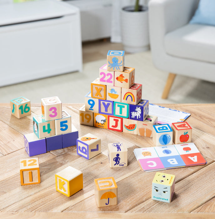 Melissa & Doug Ms. Rachel™ Wooden Learning Blocks