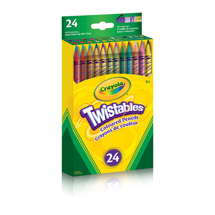 Crayola Twistables Coloured Pencils (24 Pack)