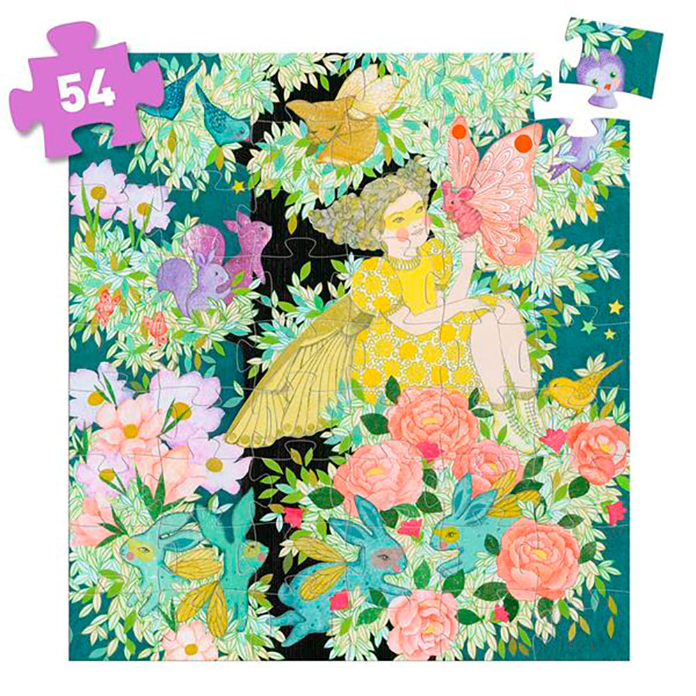 Djeco Silhouette Puzzle Flora's Tree (54 pcs)