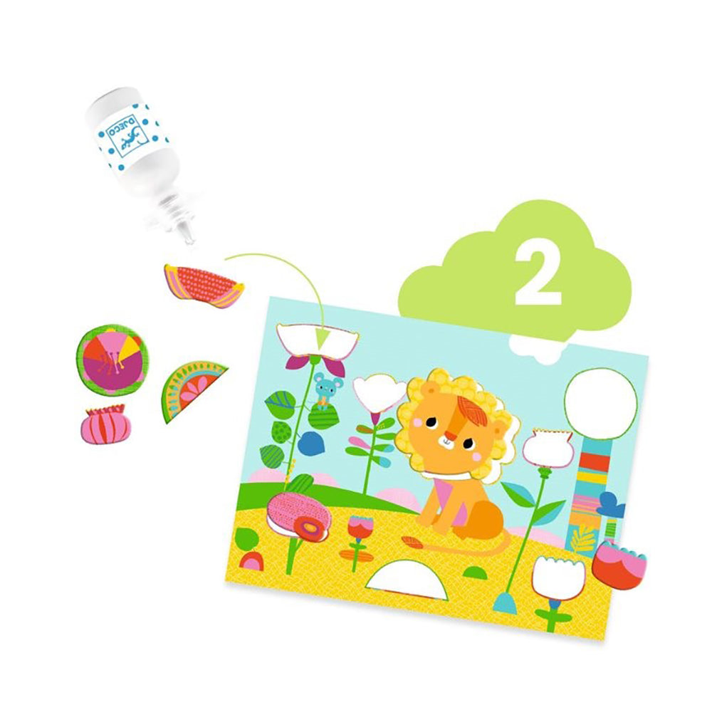 Djeco The Mouse & Friends Activity Kit – 6 Creative Activities for Toddlers (Ages 18m+)