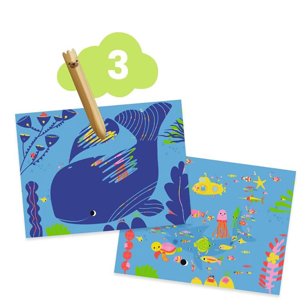 Djeco The Mouse & Friends Activity Kit – 6 Creative Activities for Toddlers (Ages 18m+)