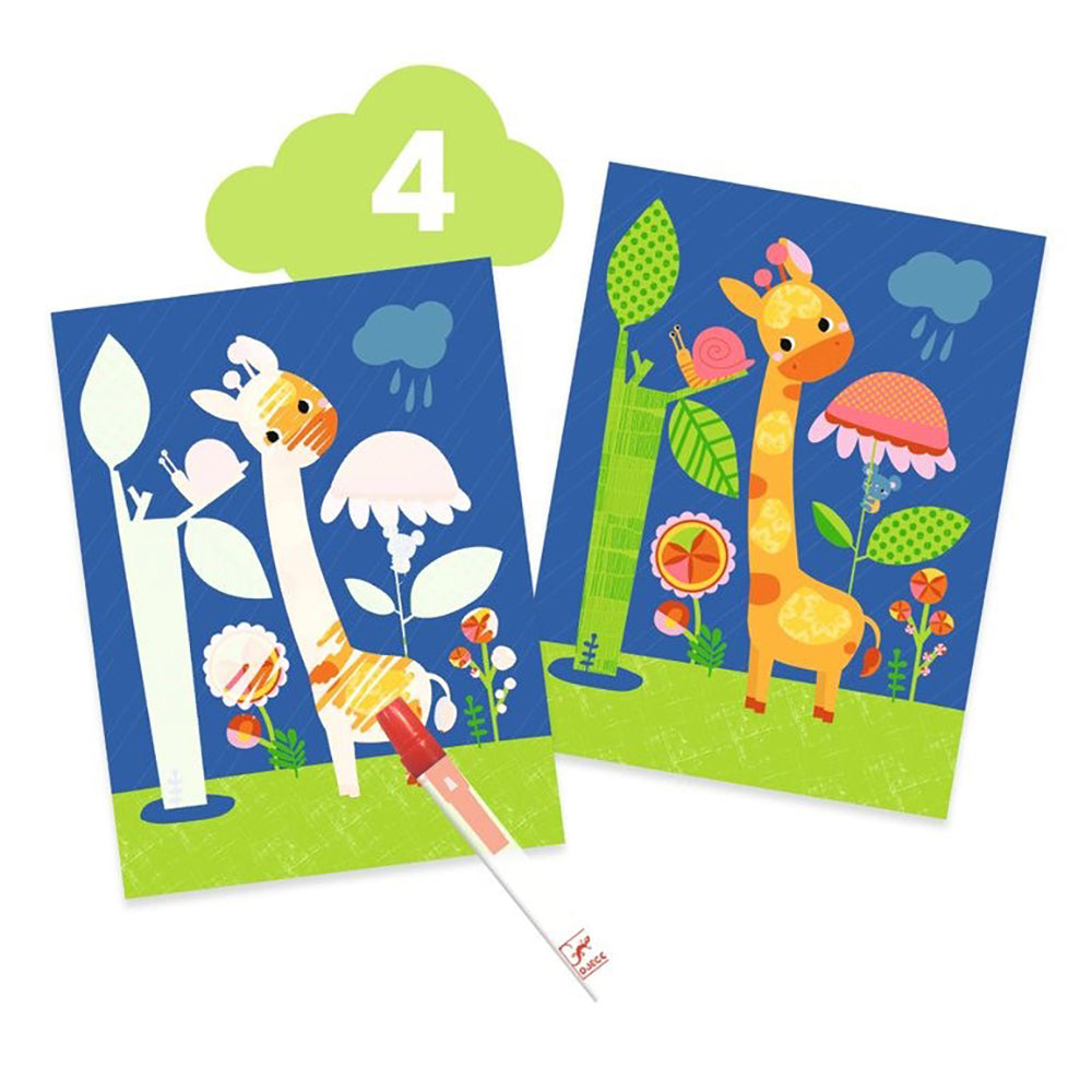 Djeco The Mouse & Friends Activity Kit – 6 Creative Activities for Toddlers (Ages 18m+)
