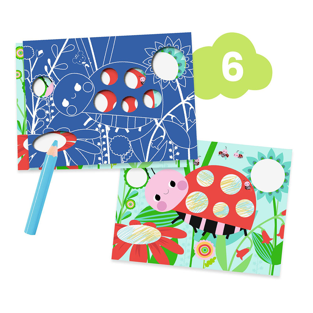 Djeco The Mouse & Friends Activity Kit – 6 Creative Activities for Toddlers (Ages 18m+)