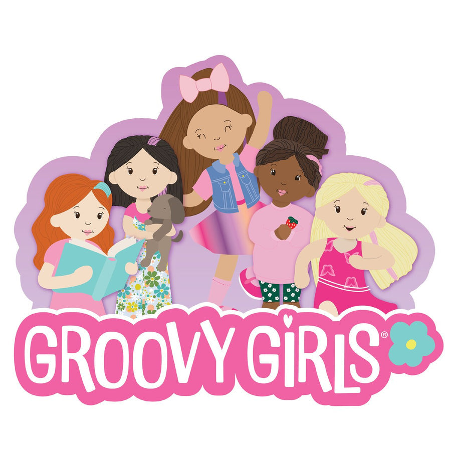 Manhattan Toy Groovy Girls Pajama Party Doll Outfit – 5-Piece PJ Set with Bunny Slippers & Sleep Mask for 13" Groovy Girls Dolls (Ages 3+)