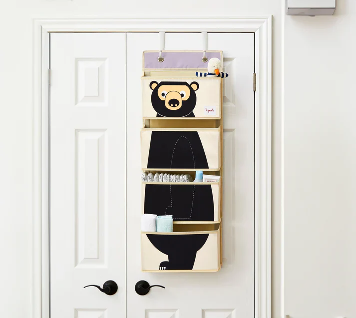 3 Sprouts Wall Organizer - Bear