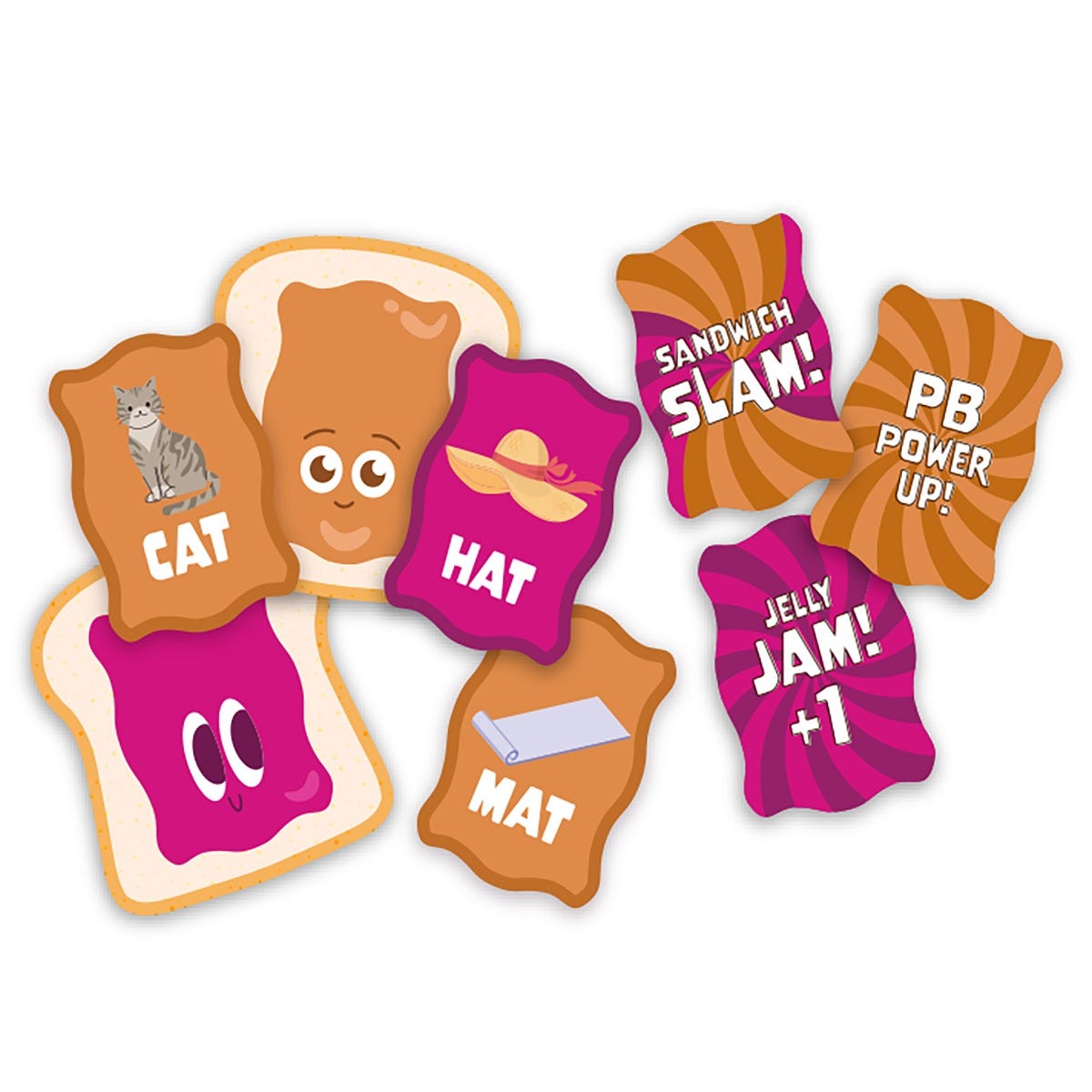 Learning Resources PB & What?! Rhyming Word Card Game – Language & Phonics Game (Ages 5+)