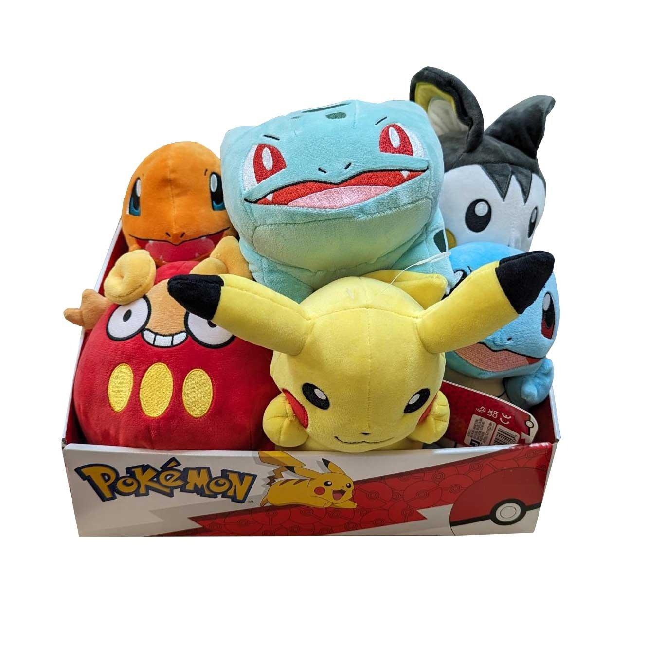 Pokémon 8" Plush – Pikachu, Piplup, Fuecoco & More (Assorted)
