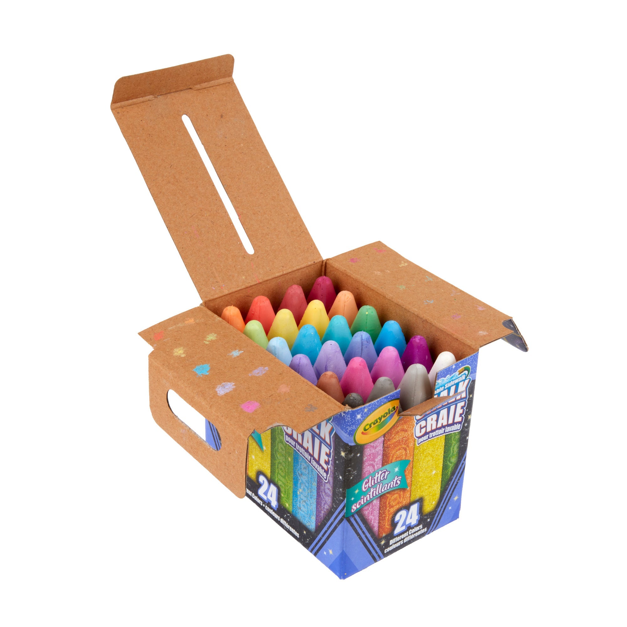 Crayola Glitter Sidewalk Chalk(24 count)