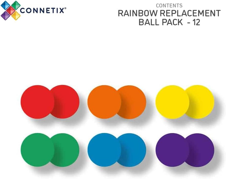 Connetix Rainbow Ball Pack (12 Pieces)