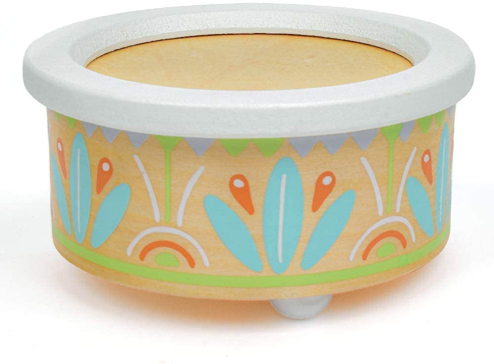 Djeco BabyMusic – Wooden Wind-Up Musical Box with Dancing Bear & Owl (Ages 12m+)