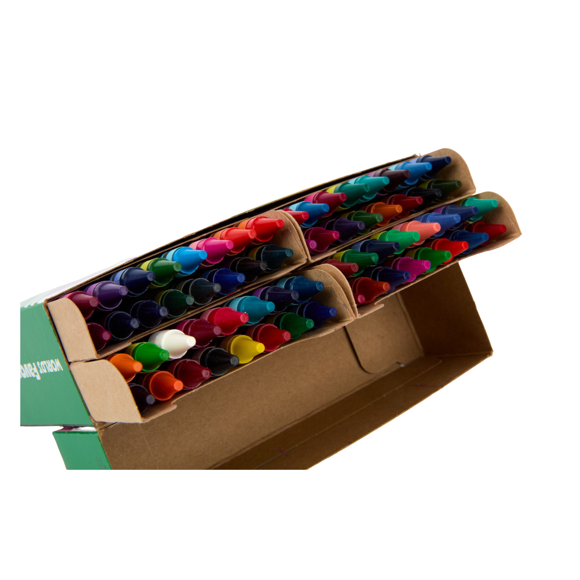 Crayola 64 Count Crayons – World's Favourite Colours with Built-In Sharpener