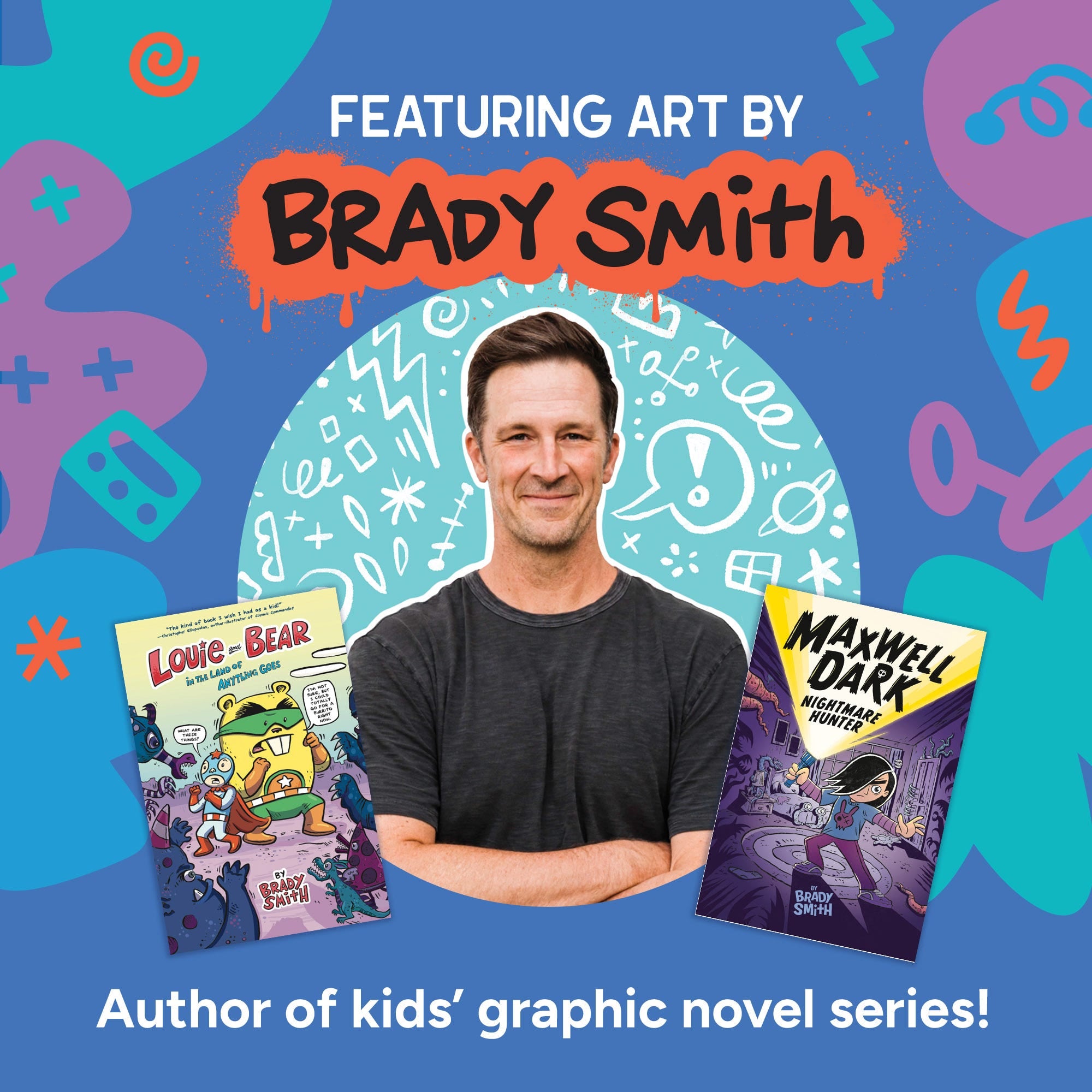 Educational Insights Graphic Novel Kit – Light Board Tracing Studio for Comics & Graphic Novels with Brady Smith (Ages 6+)