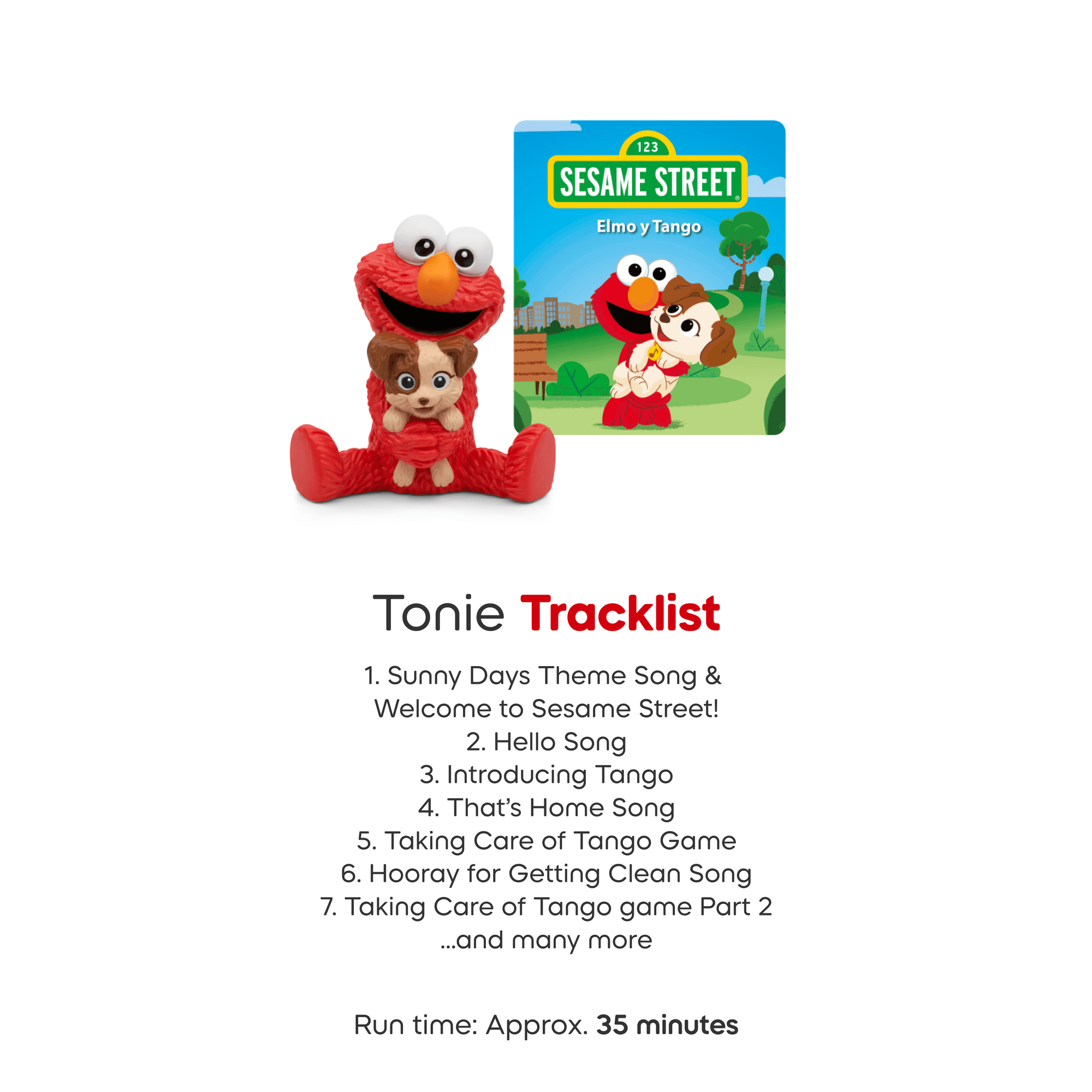 Tonies Sesame Street Elmo – Screen-Free Audio Tonie Figure for Kids (Ages 1+)
