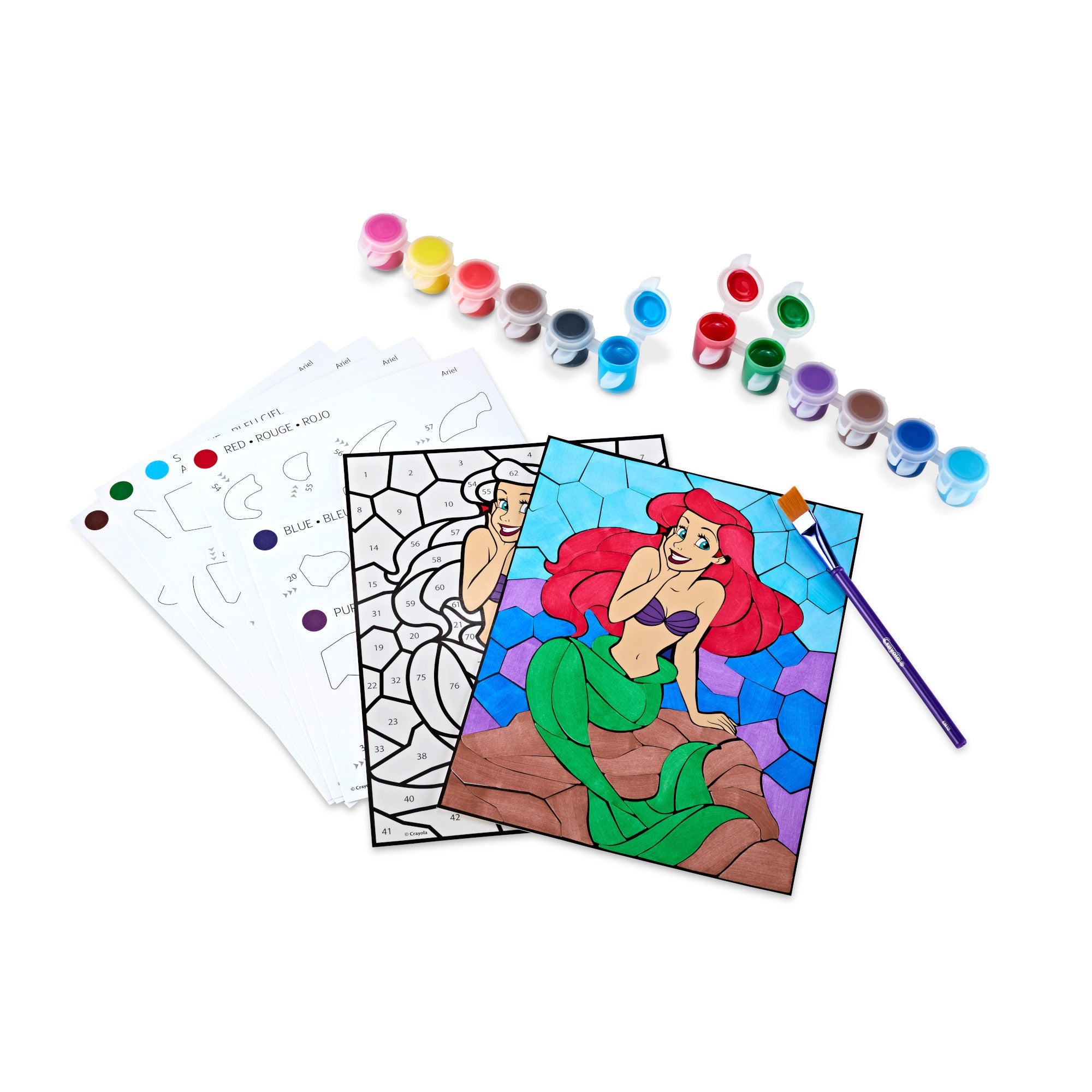 Crayola Paint and Peel Mosaic Stickers, Disney Princess