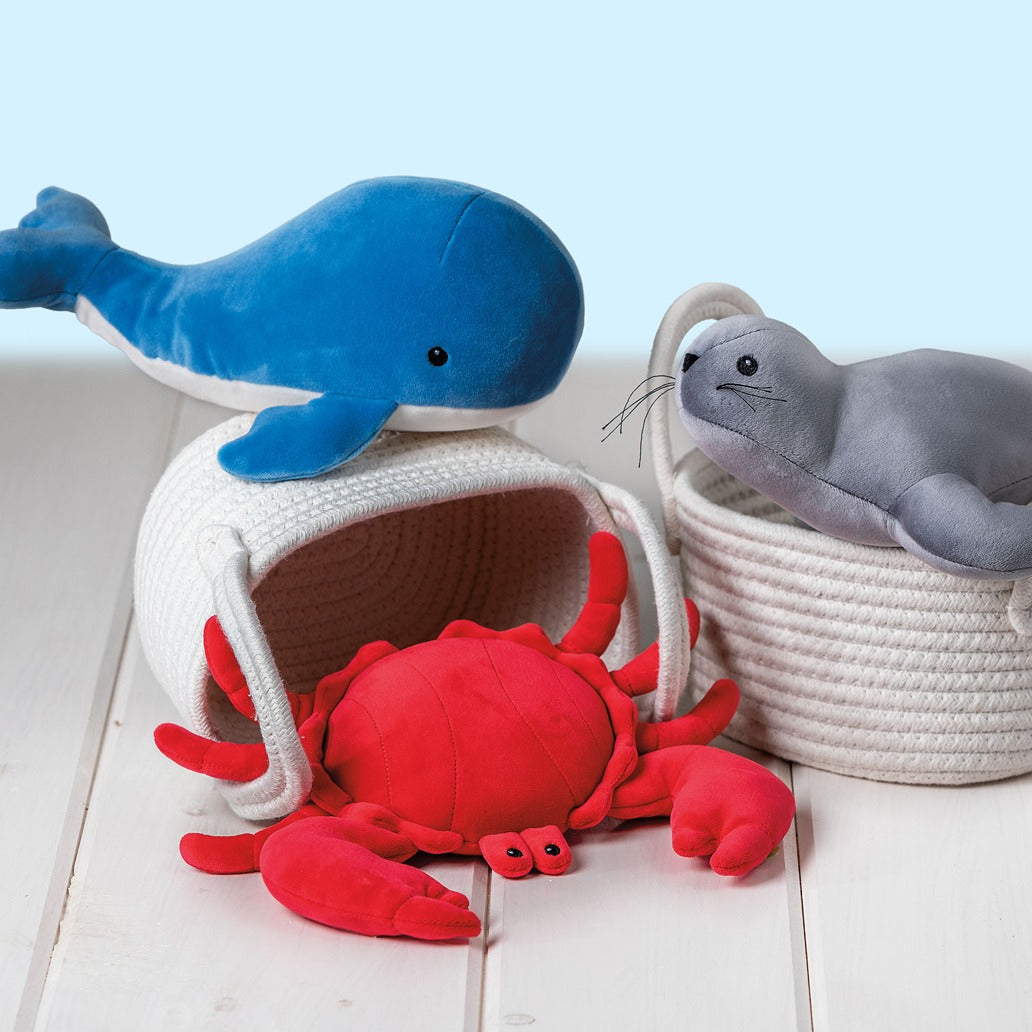 Mary Meyer Smootheez Crab 8" – Smooth-Textured Plush Ocean Stuffed Animal