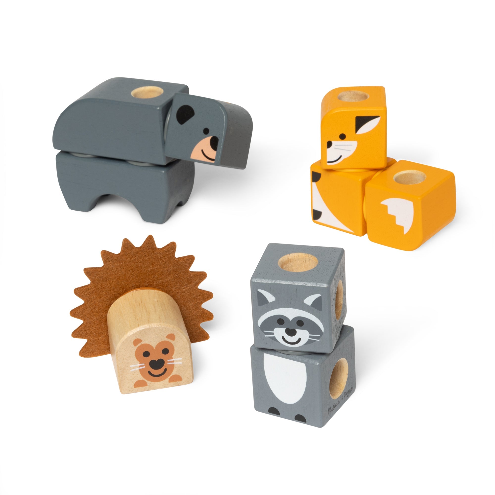 Melissa & Doug Blockables™ Woodland Friends Play Set