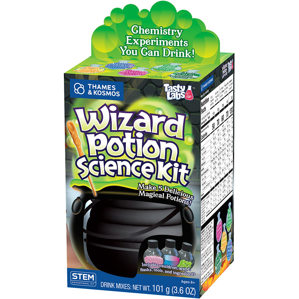 Thames & Kosmos Tasty Labs Wizard Potion Science Kit – Make 5 Drinkable Magic Potions & Learn Chemistry (Ages 8+)