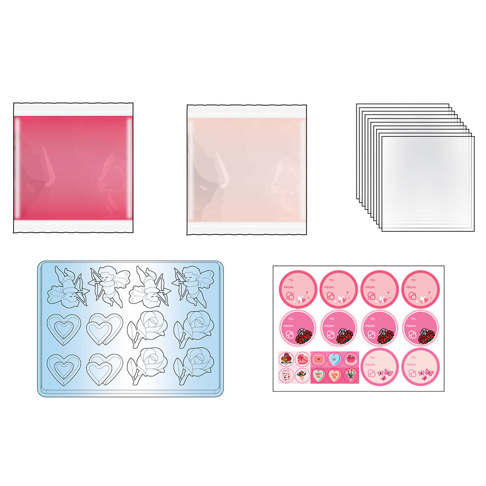 Thames & Kosmos Gummy Candy Making Kit – Hearts, Roses & Cupids (Valentine's)