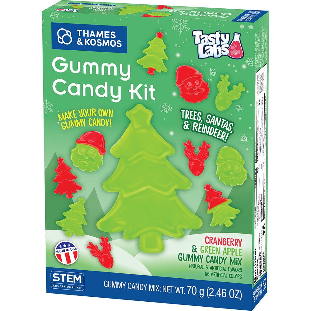 Thames & Kosmos Gummy Candy Making Kit – Trees, Santas & Reindeer (Christmas)