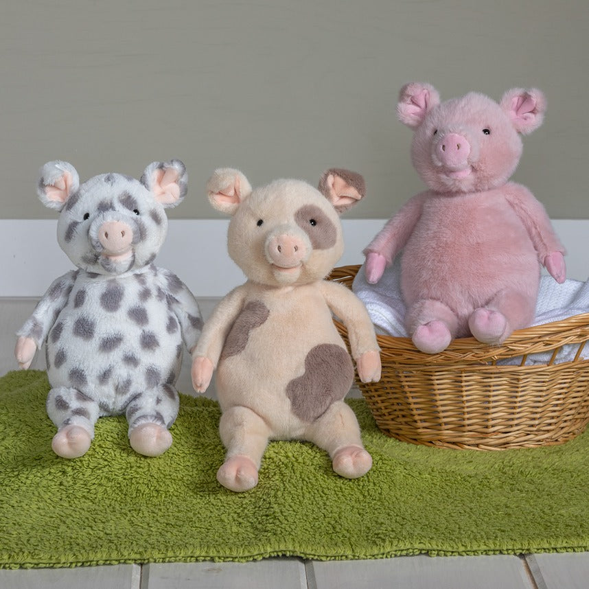 Mary Meyer Fab Fuzz Pepper Pig 11" – Luxuriously Soft Premium Pig Stuffed Animal