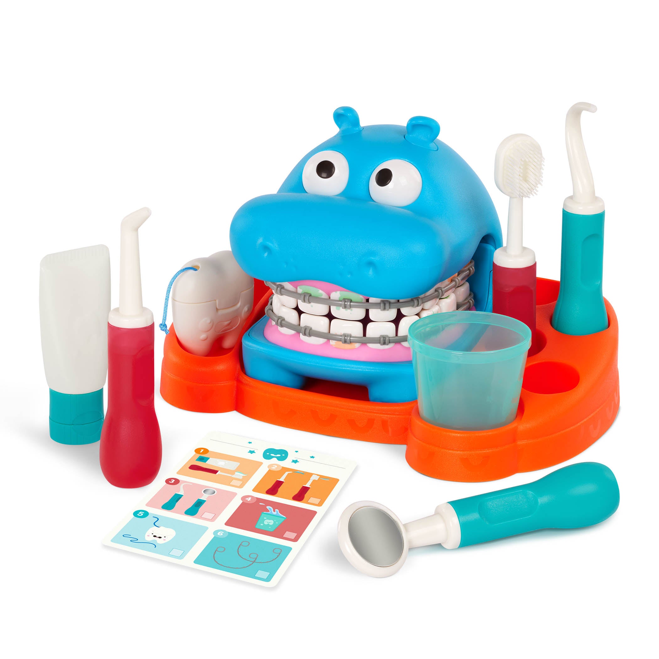 Battat Hippodontist Hippo Dentist Play Set