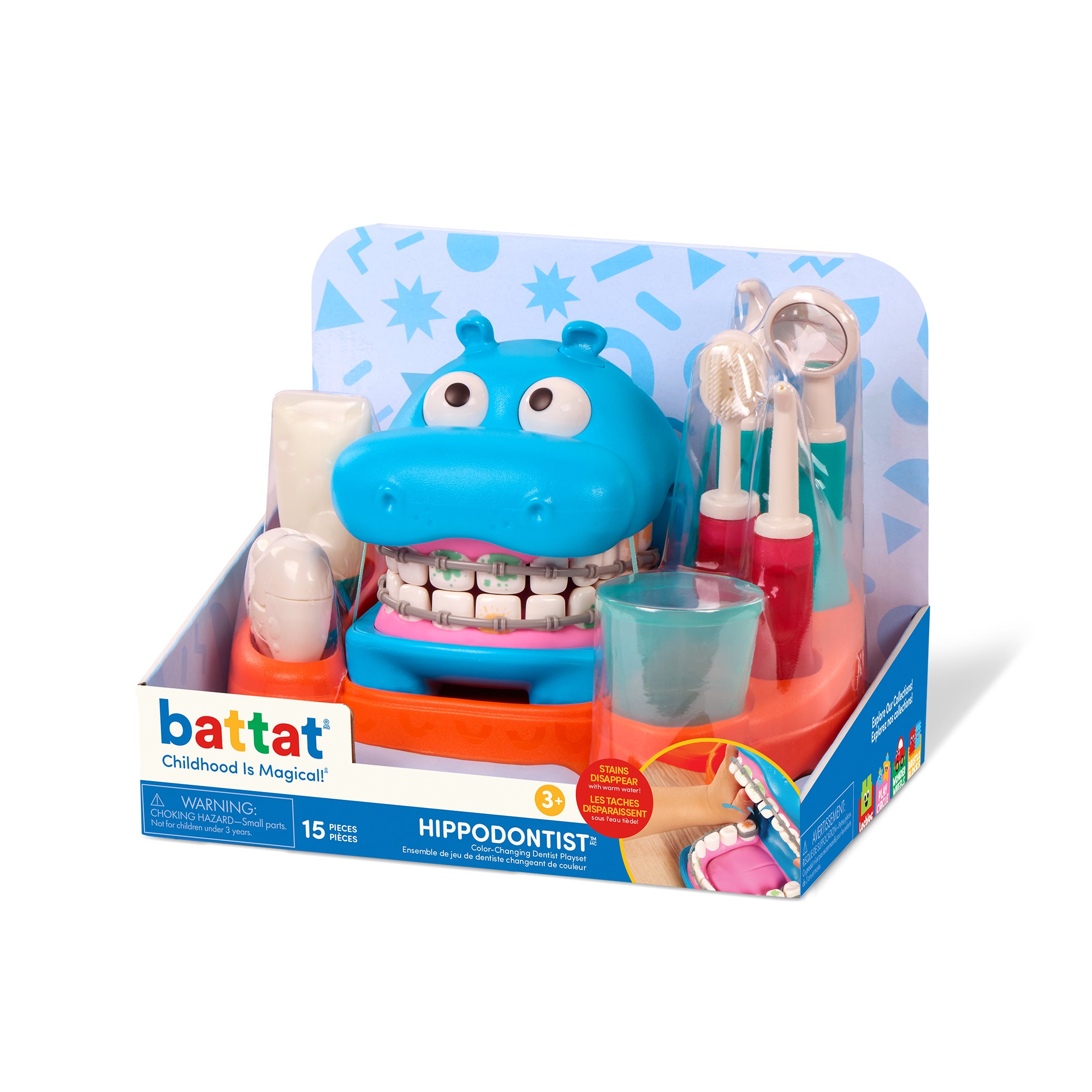 Battat Hippodontist Hippo Dentist Play Set