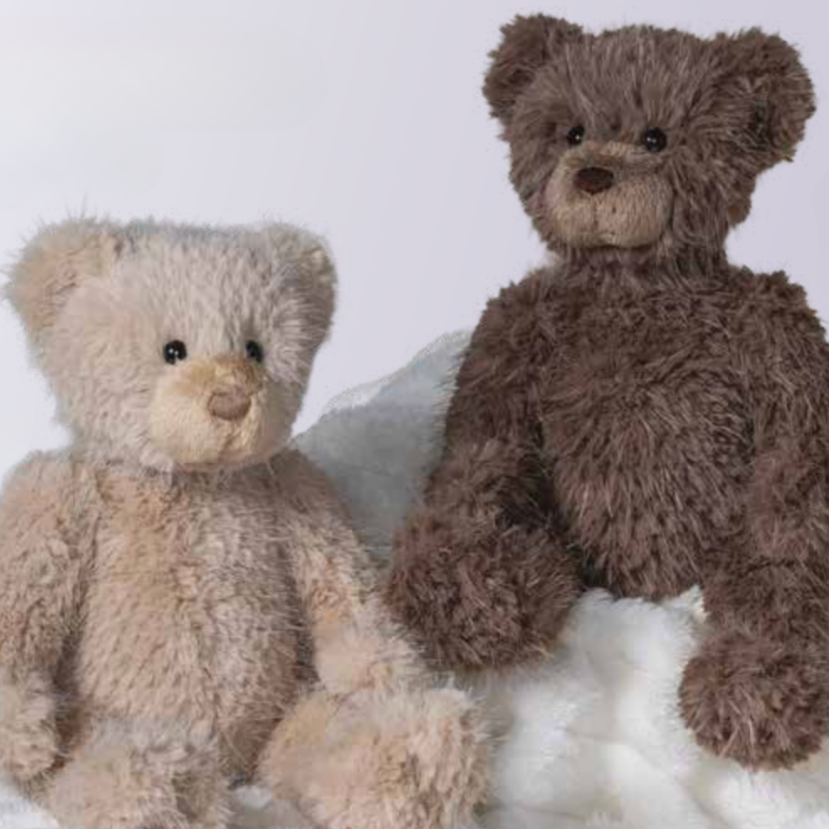 Mary Meyer Fab Fuzz Bruno Bear 13" – Luxuriously Soft Premium Brown Teddy Bear