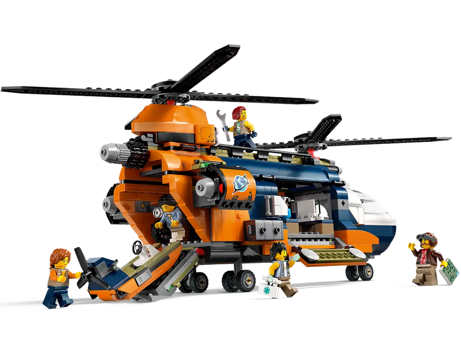 Lego Jungle Explorer Helicopter at Base Camp (60437)