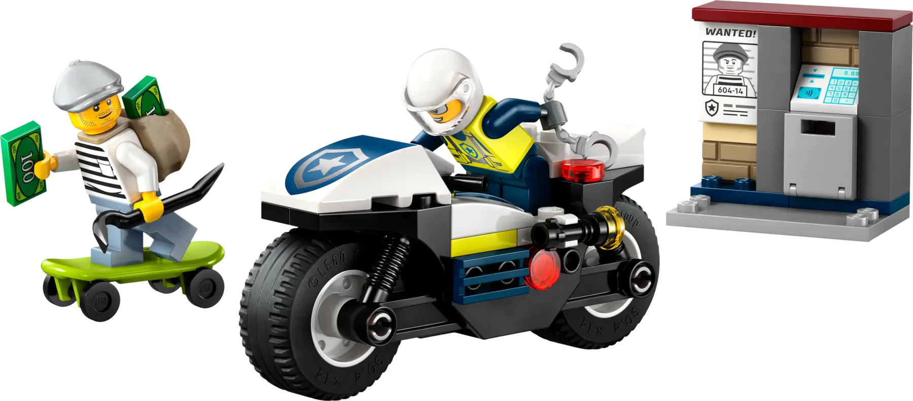 Lego Police Motorcycle Chase (60455)