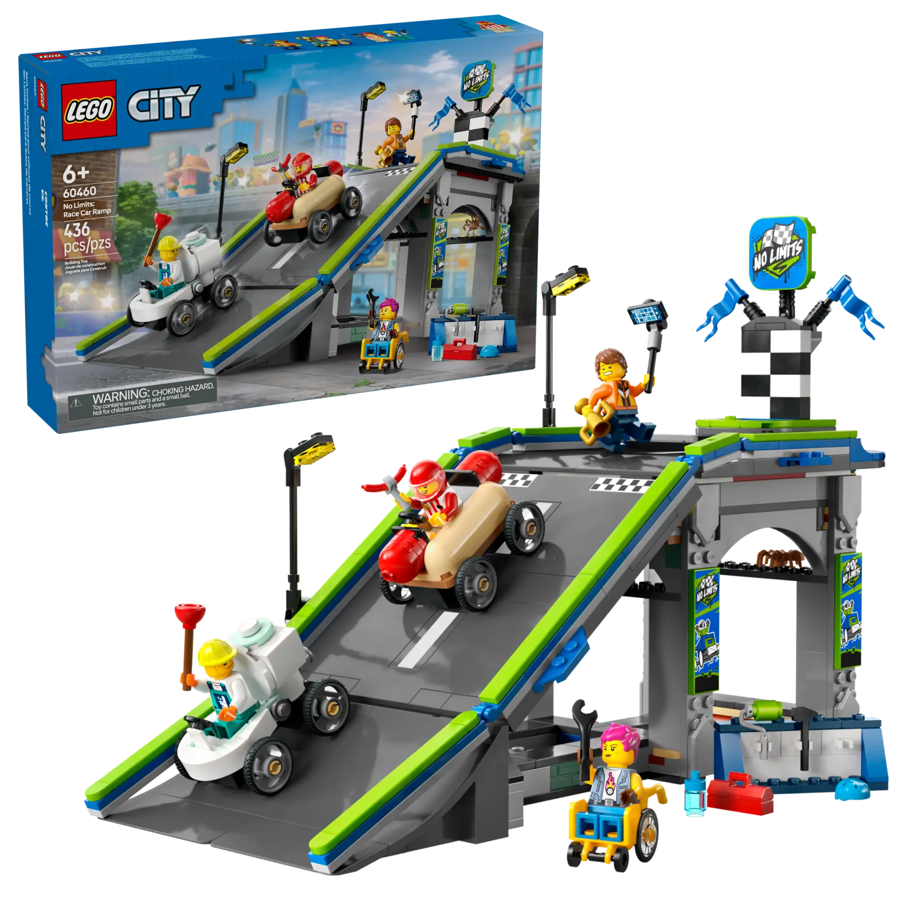 Lego No Limits: Race Car Ramp Track (60460)