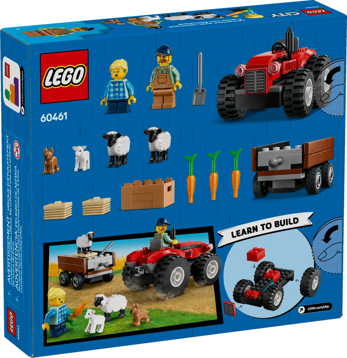 Lego Red Farm Tractor with Traile.. (60461)