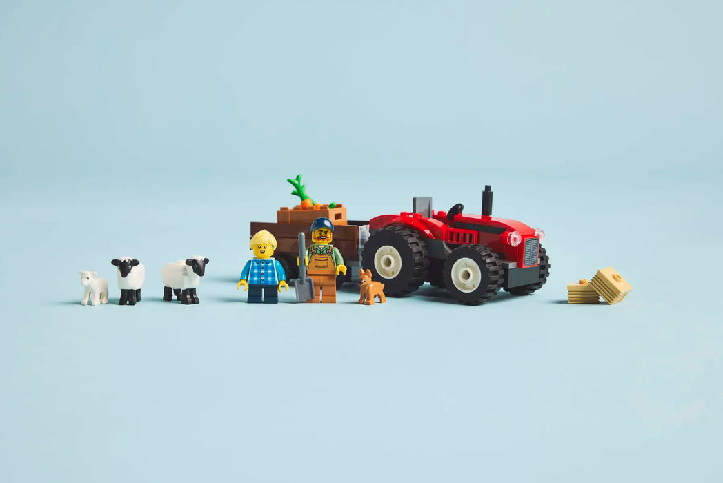 Lego Red Farm Tractor with Traile.. (60461)