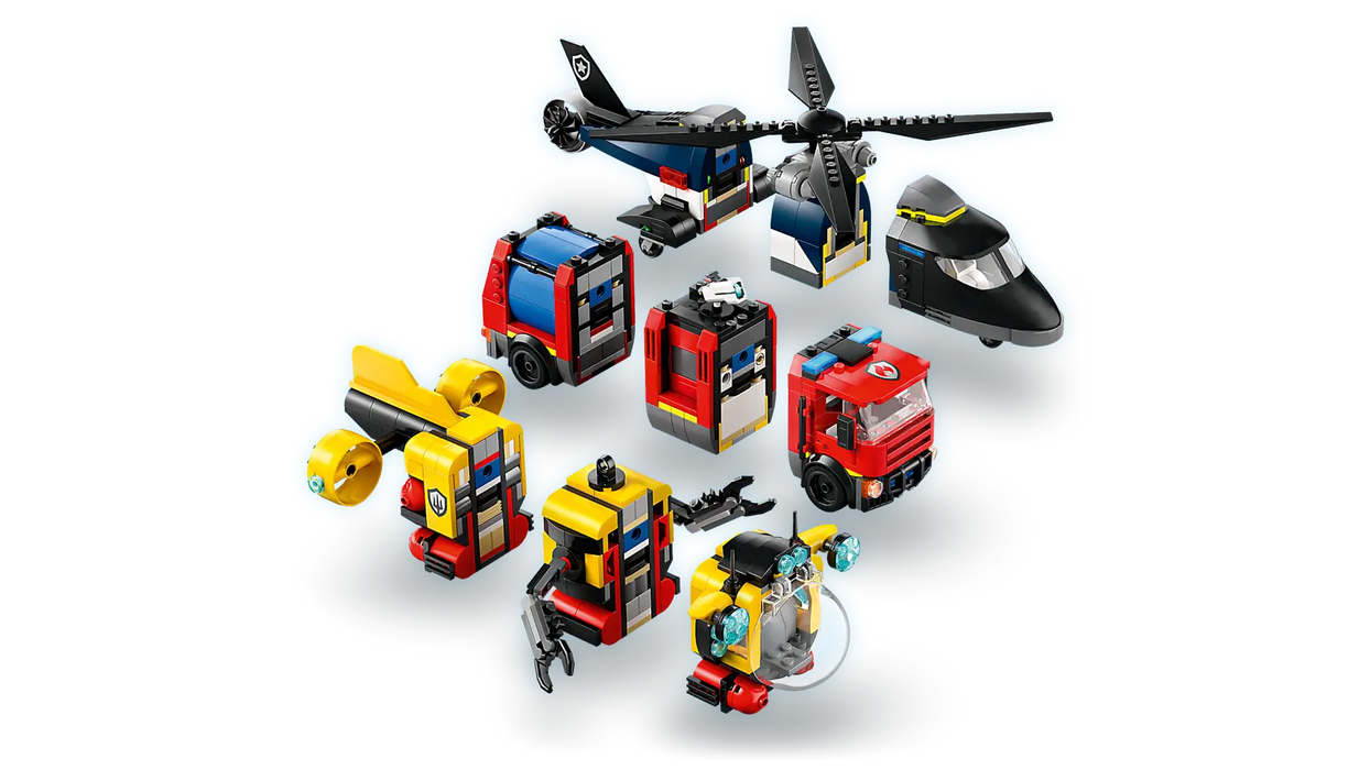 Lego Helicopter, Fire Truck & Sub.. (60462)