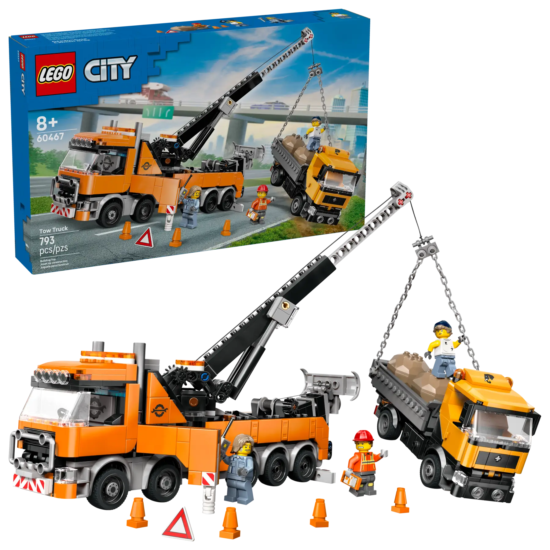 Lego Heavy-Duty Recovery Tow Truck with Crane (60467)