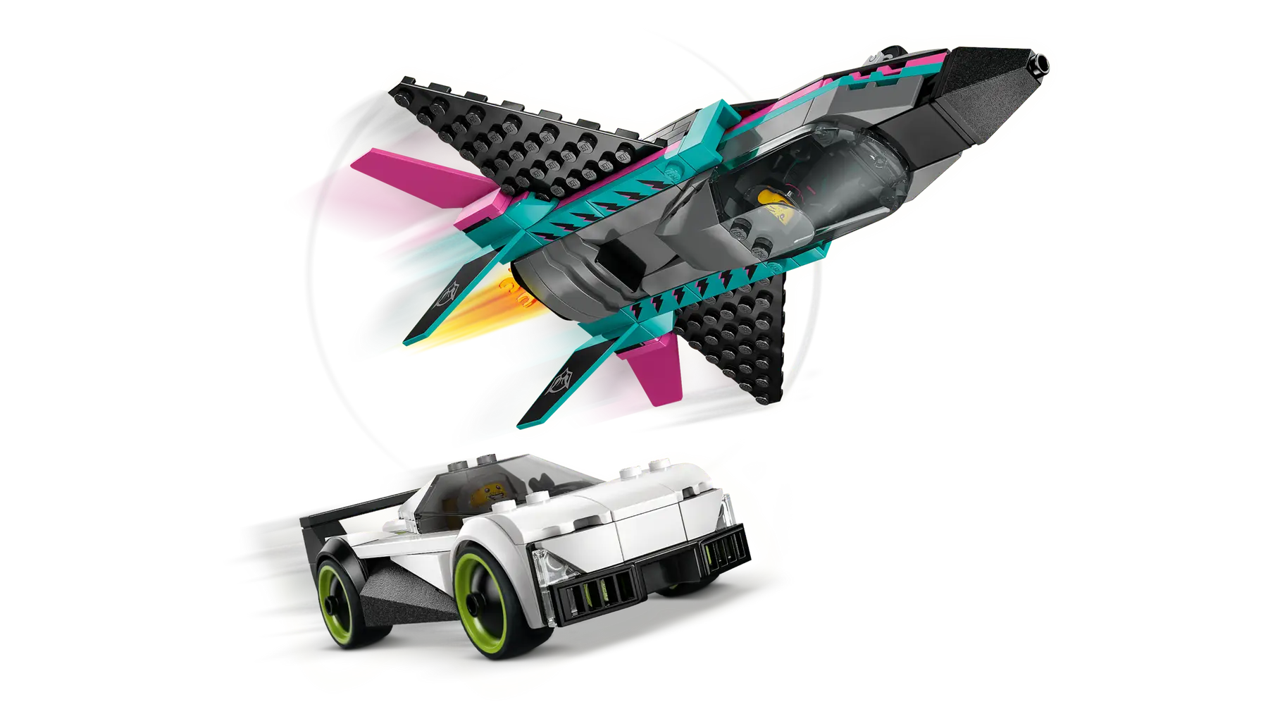 Lego Jet vs. Car  (60489)