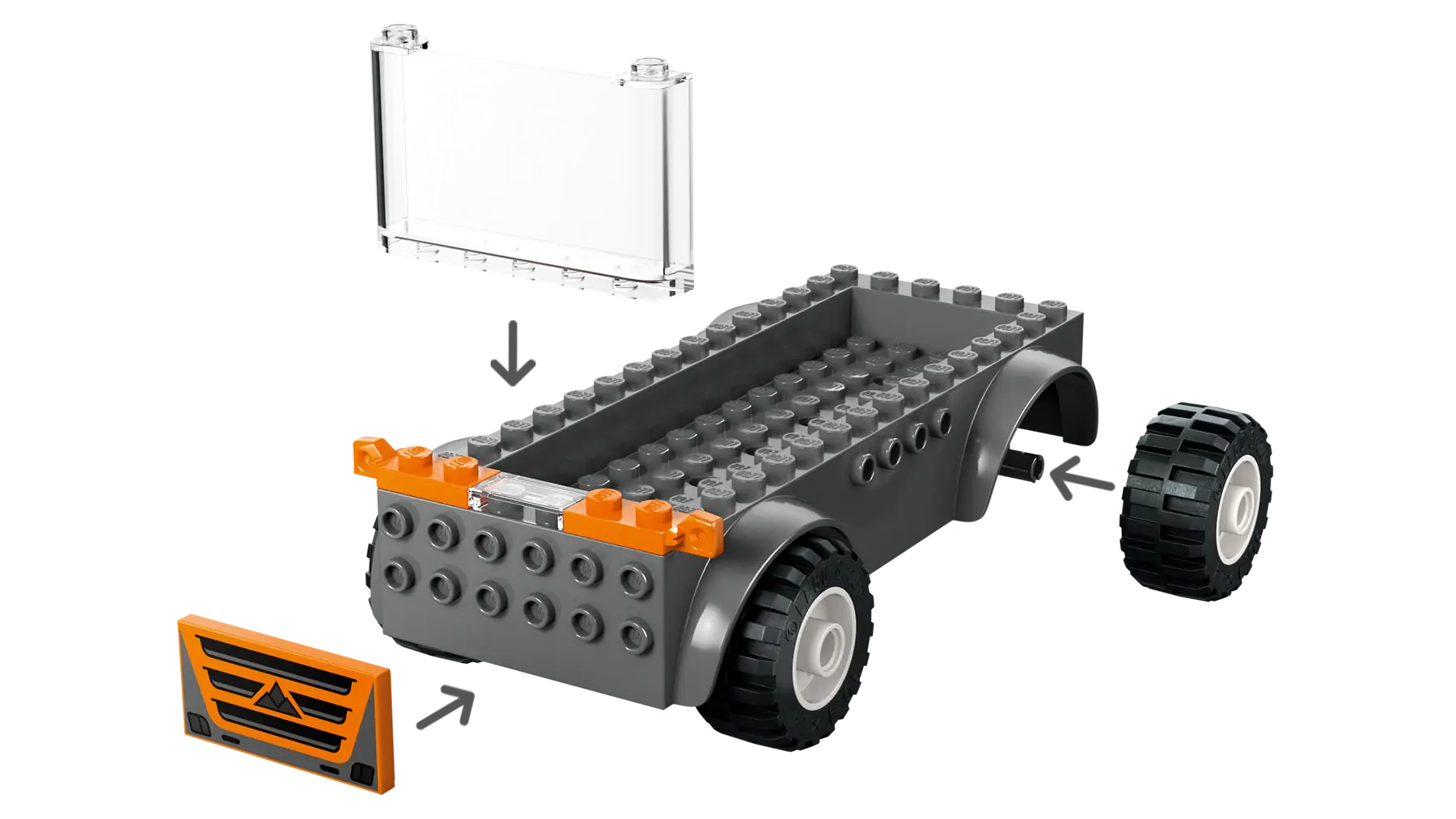 Lego Motorcycle Transporter  (60491)