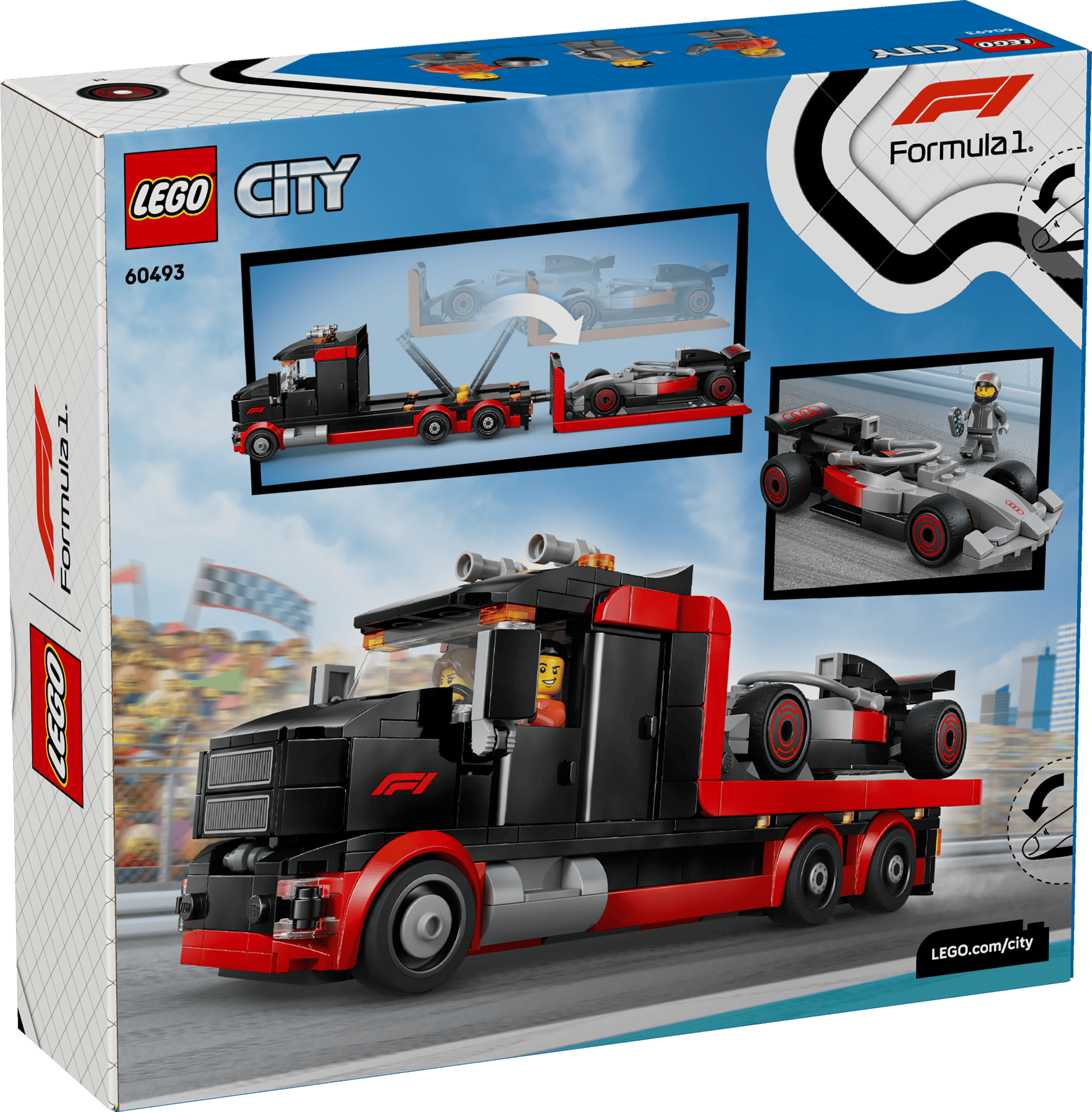 Lego City F1® Display Truck with Audi F1® Race Car
