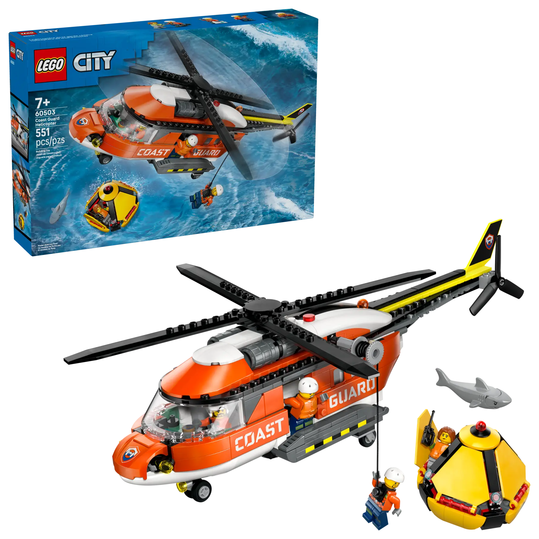 Lego Coast Guard Helicopter  (60503)