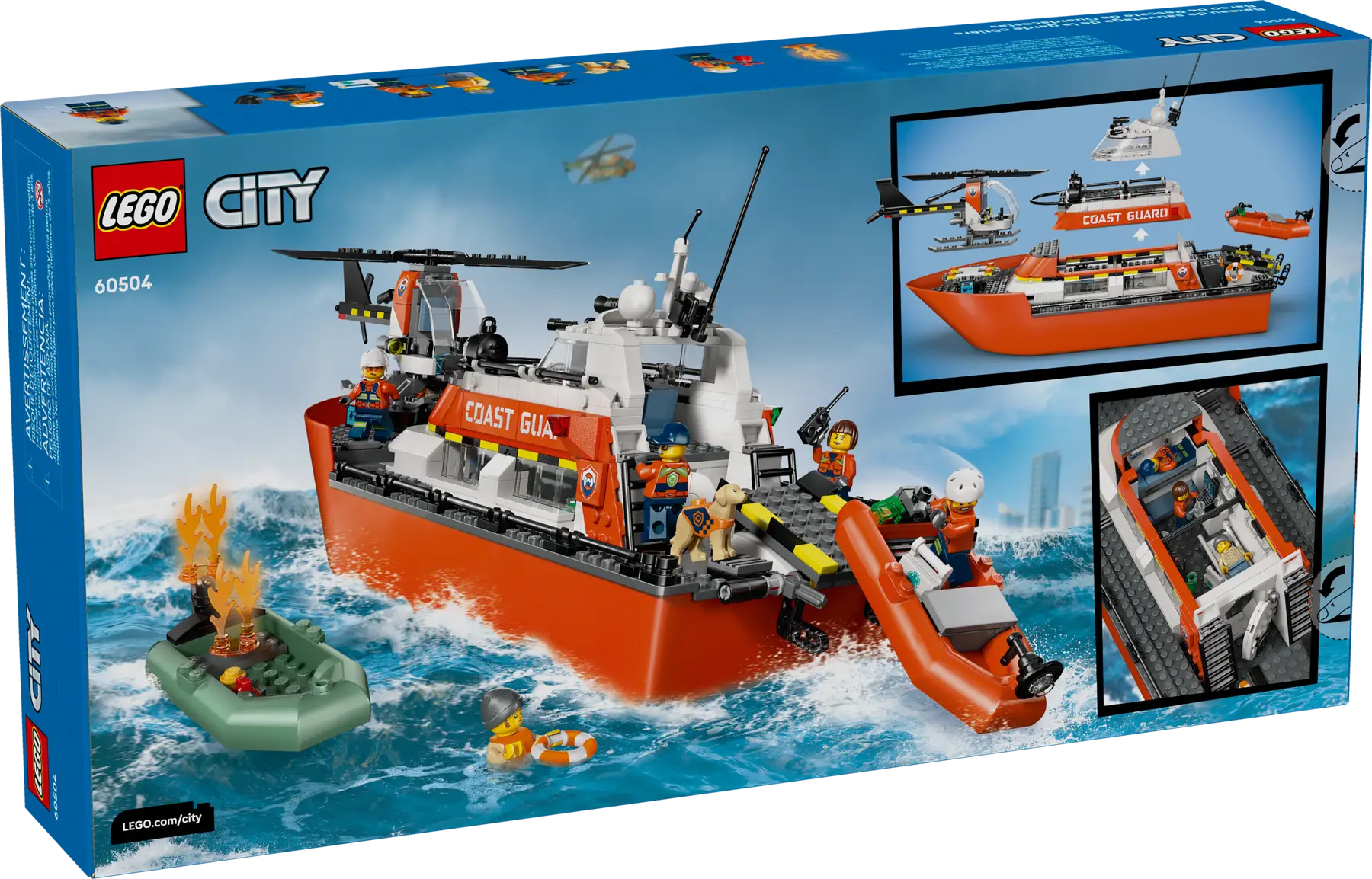 Lego Coast Guard Rescue Boat & Helicopter (60504)