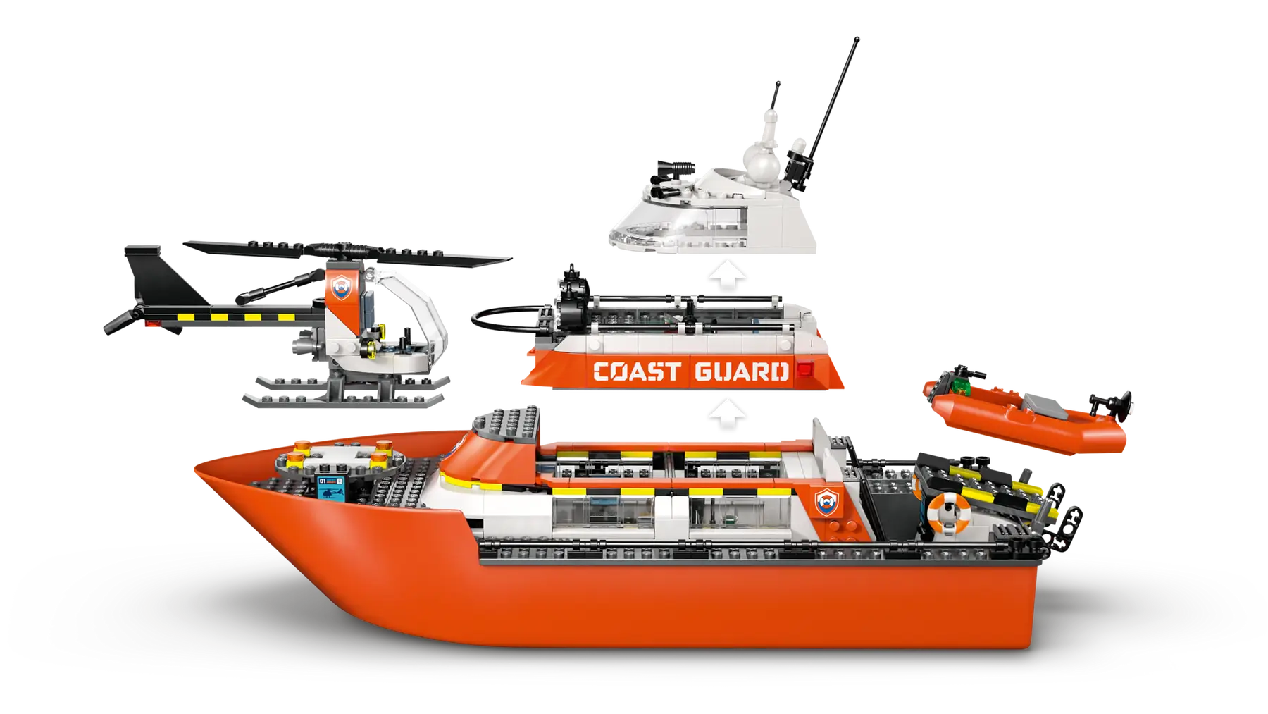Lego Coast Guard Rescue Boat & Helicopter (60504)