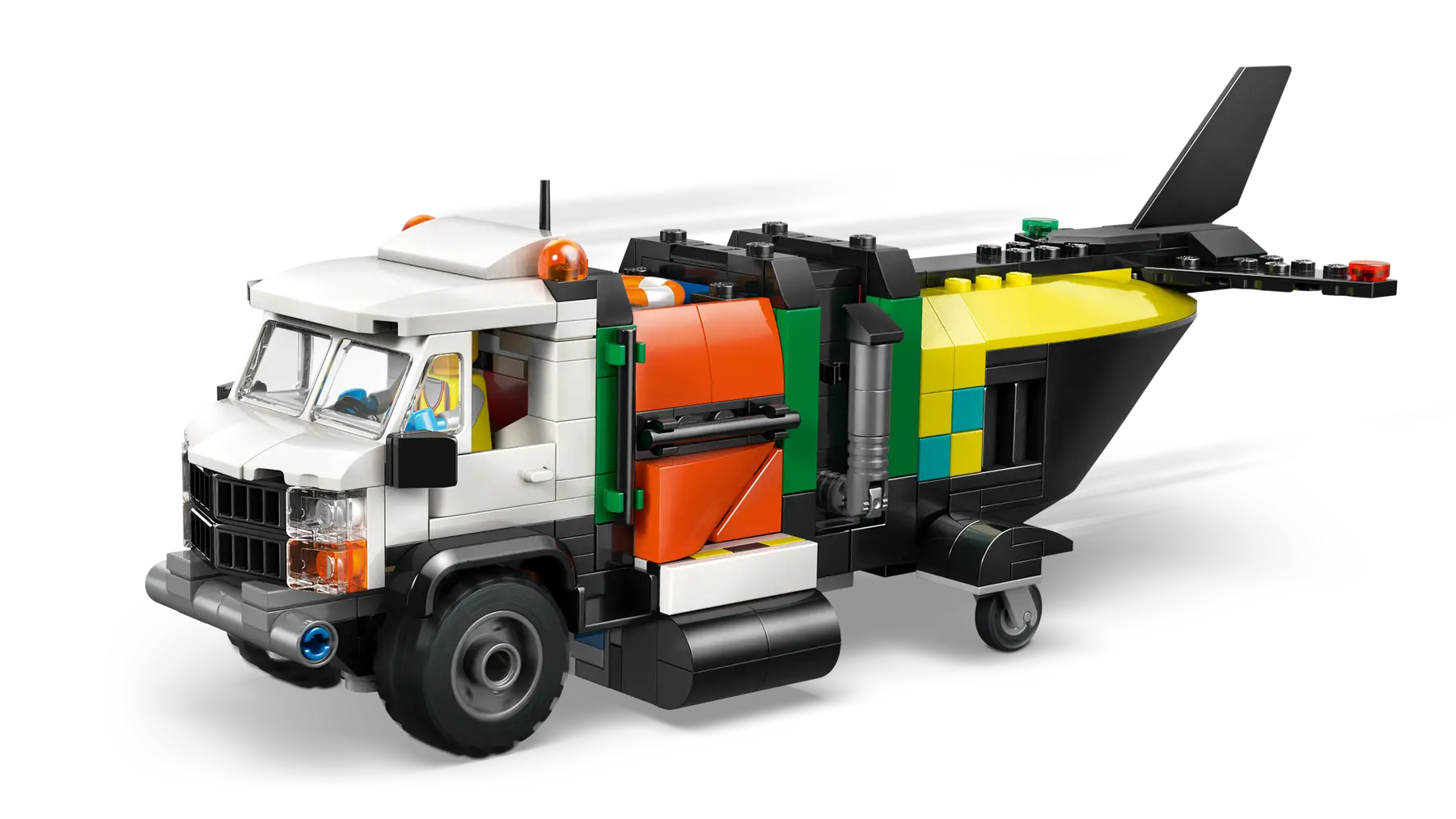 Lego Airplane, Service Truck & Hovercraft Remix (60505)